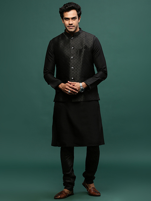 jacket kurta & pyjama set