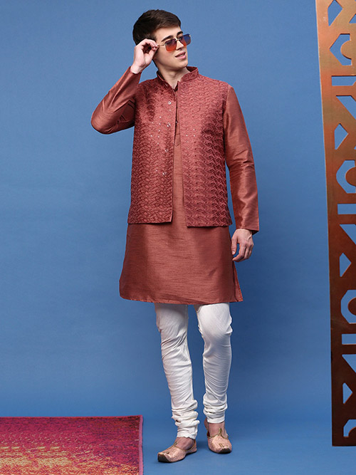 jacket kurta & pyjama set