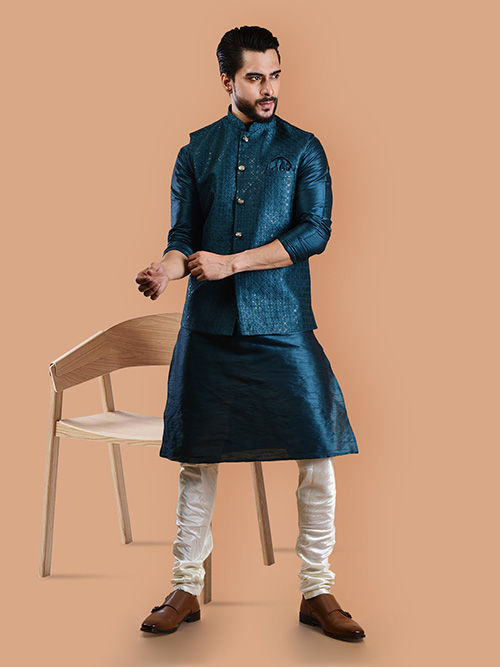 jacket kurta & pyjama set