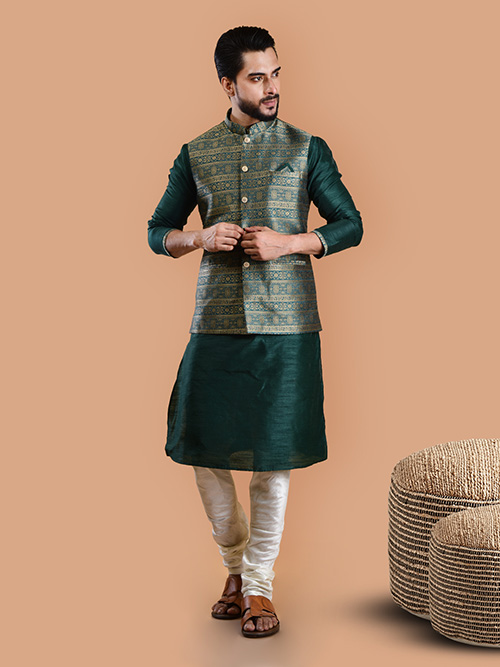 jacket kurta & pyjama set