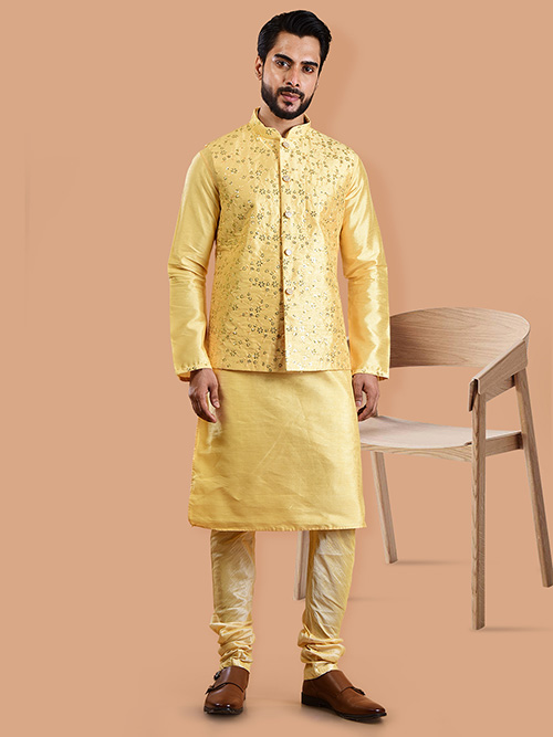 jacket kurta & pyjama set