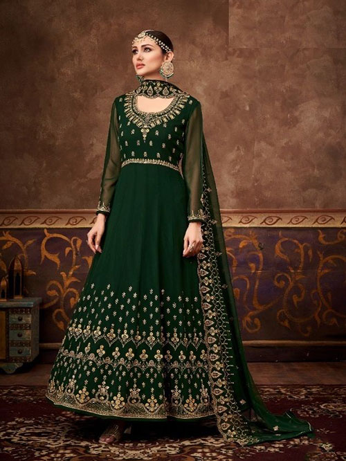 indo western gown