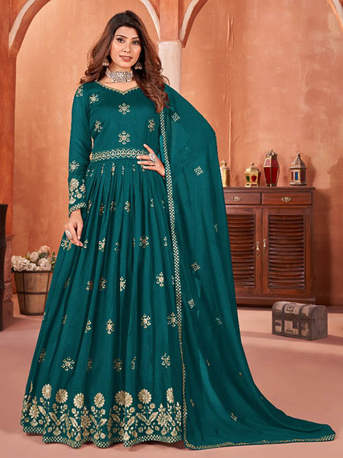 indo western gown