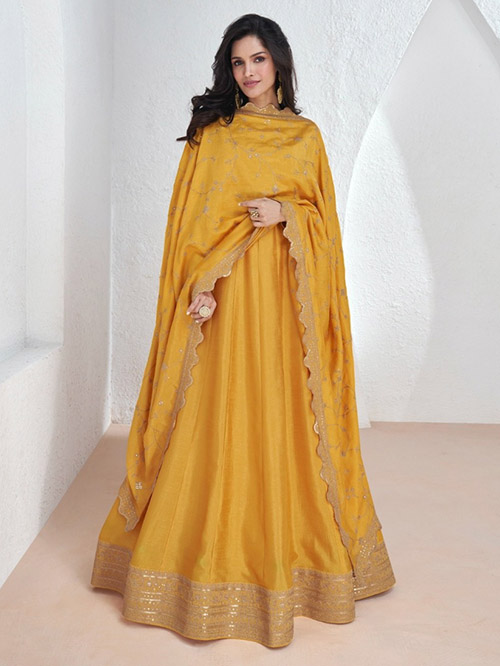 indo western gown