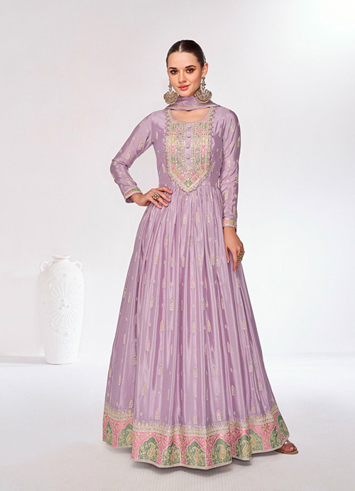 indo western gown