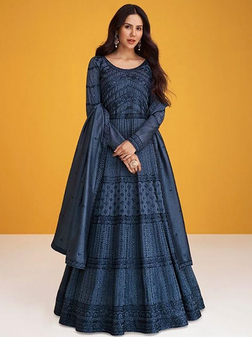 indo western gown