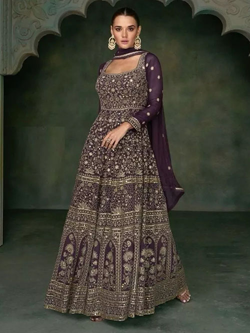 indo western gown