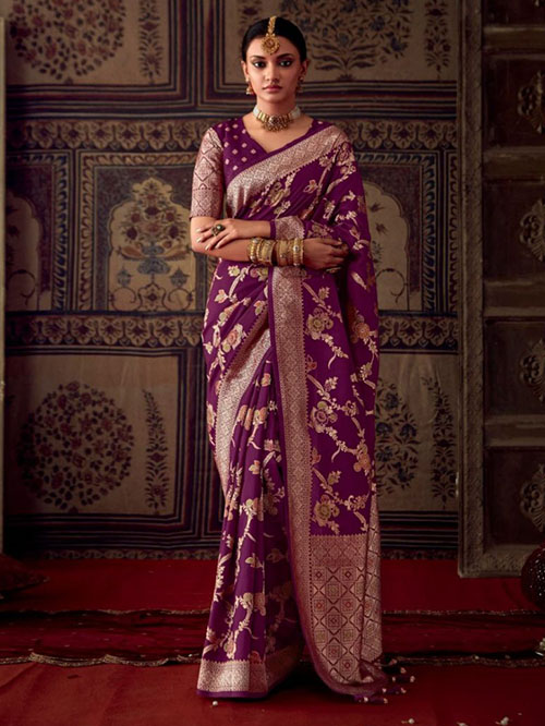 DESIGNER INDIAN SILK SAREE BT-SR-996111804-1489